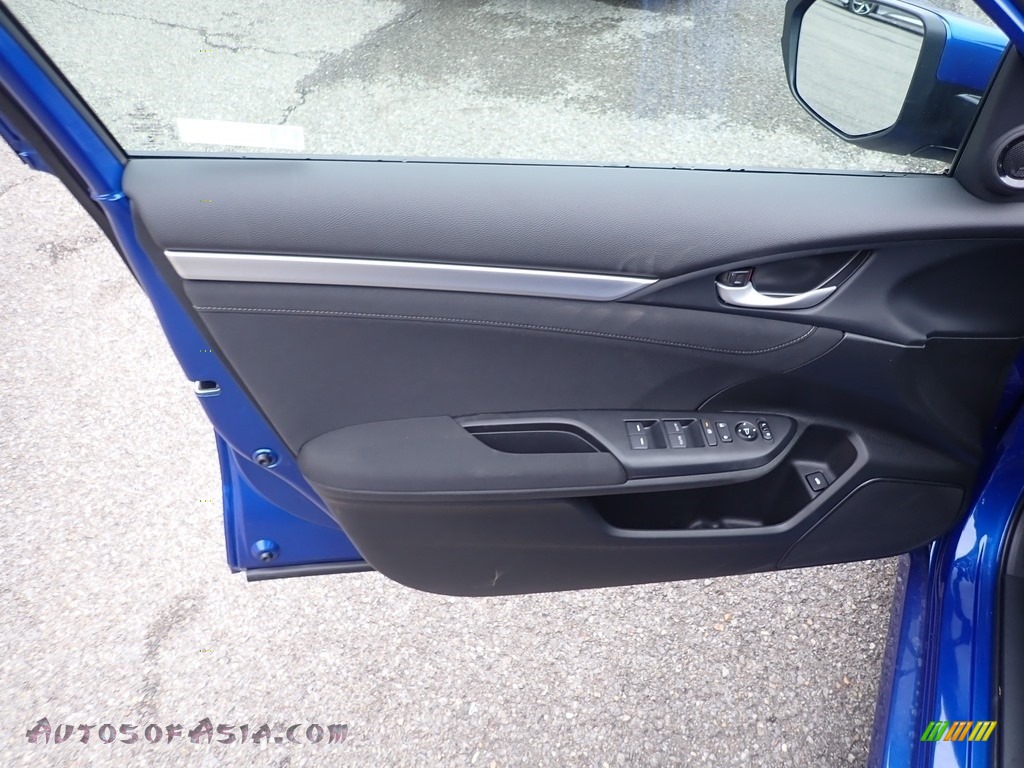 2020 Civic EX Sedan - Aegean Blue Metallic / Black photo #11