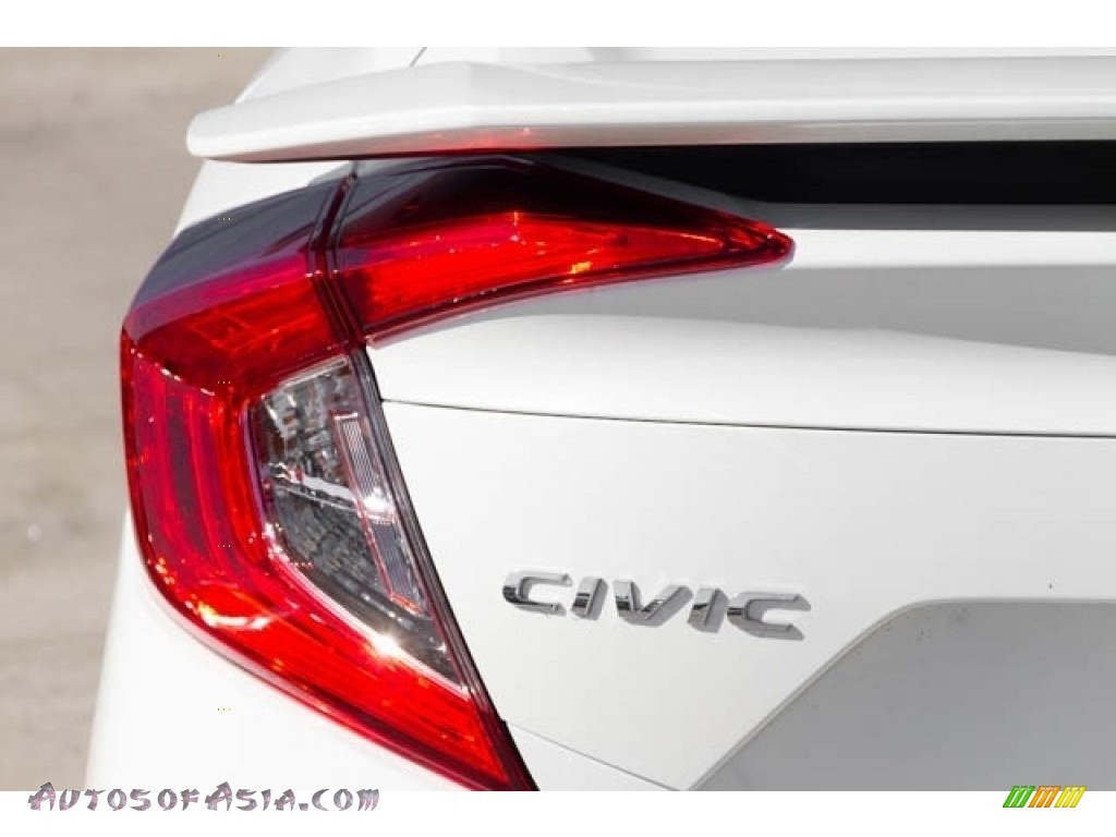 2020 Civic Si Sedan - Platinum White Pearl / Black photo #6