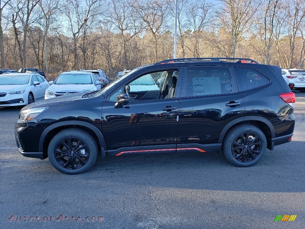2020 Forester 2.5i Sport - Crystal Black Silica / Gray Sport photo #3