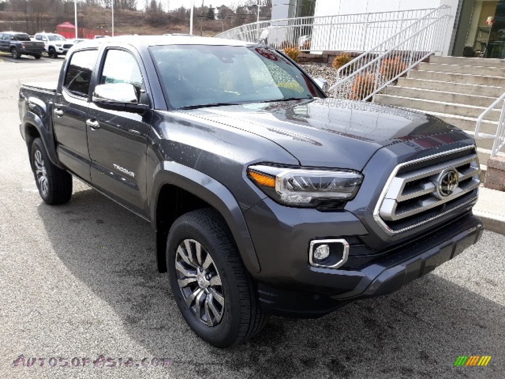 Magnetic Gray Metallic / Hickory Toyota Tacoma Limited Double Cab 4x4