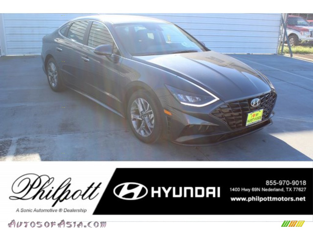 Portofino Gray / Black Hyundai Sonata SEL