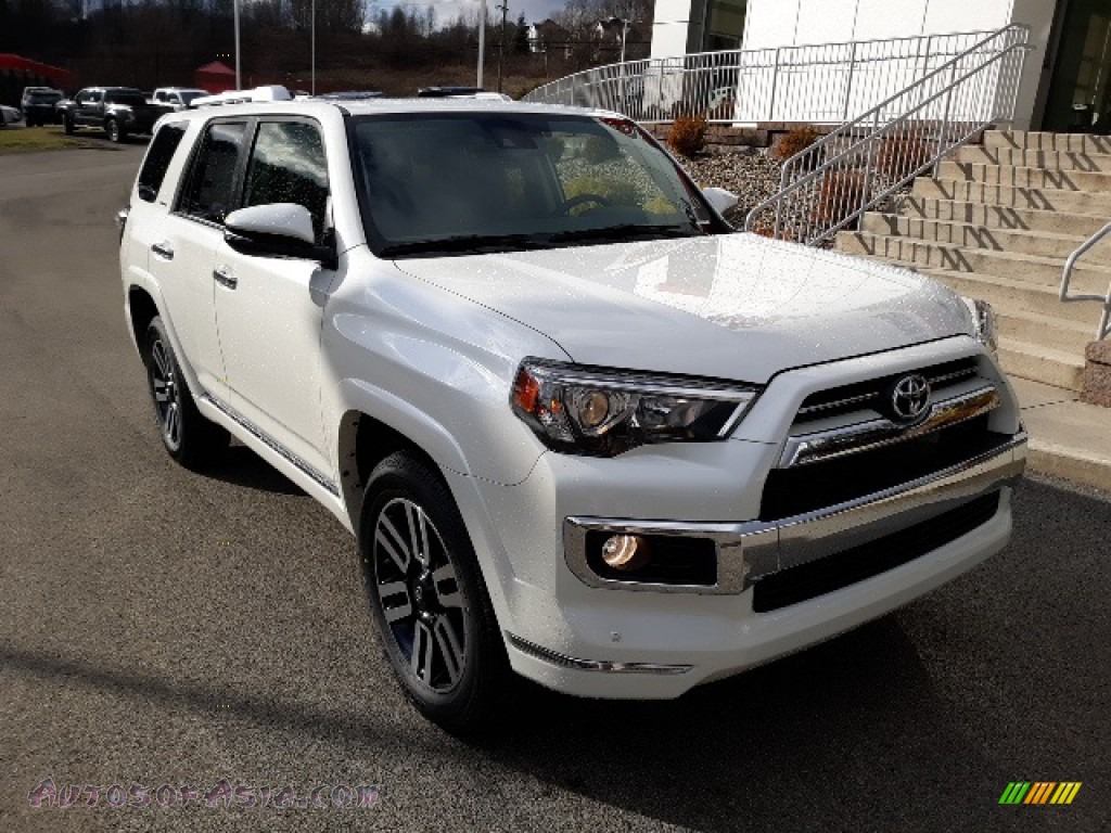 2020 4Runner Limited 4x4 - Blizzard White Pearl / Hickory photo #28