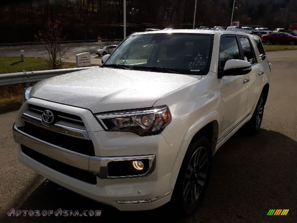 2020 4Runner Limited 4x4 - Blizzard White Pearl / Hickory photo #36