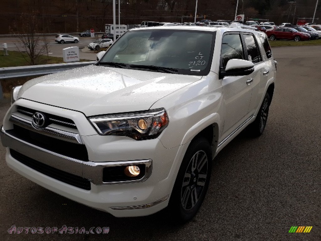 2020 4Runner Limited 4x4 - Blizzard White Pearl / Hickory photo #44