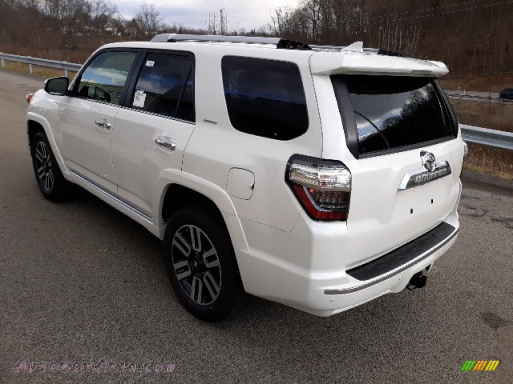 2020 4Runner Limited 4x4 - Blizzard White Pearl / Hickory photo #45