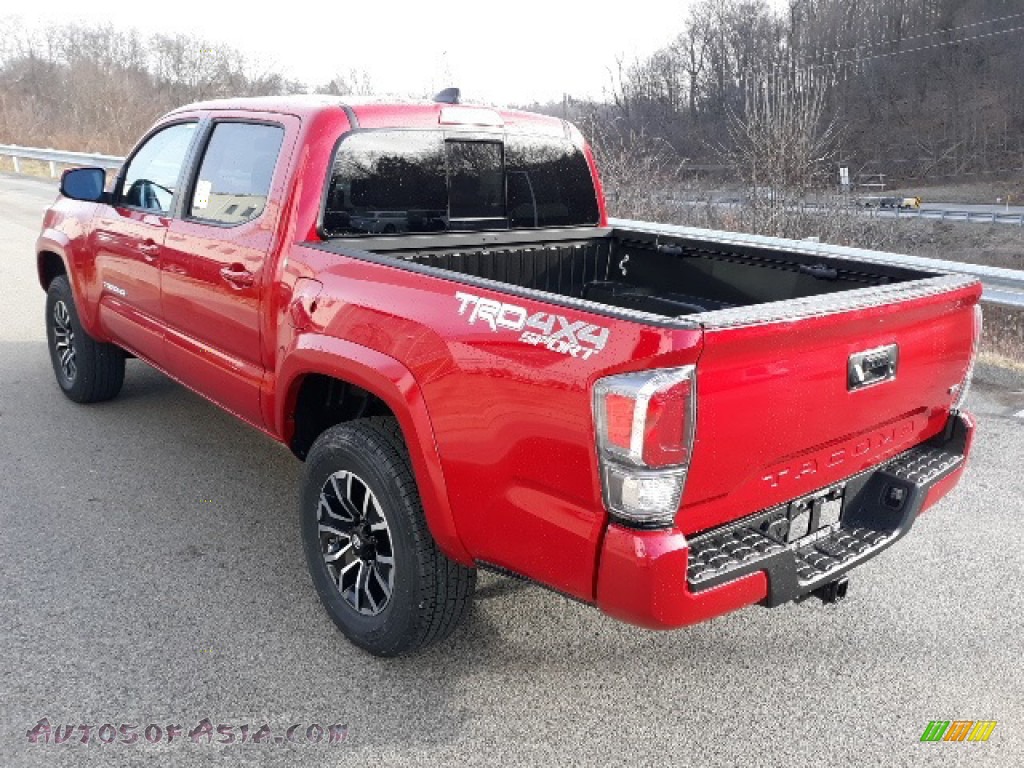 2020 Tacoma TRD Sport Double Cab 4x4 - Barcelona Red Metallic / TRD Cement/Black photo #2 2020 Tacoma TRD Sport Double Cab 4x4 - Barcelona Red Metallic / TRD Cement/Black photo #2