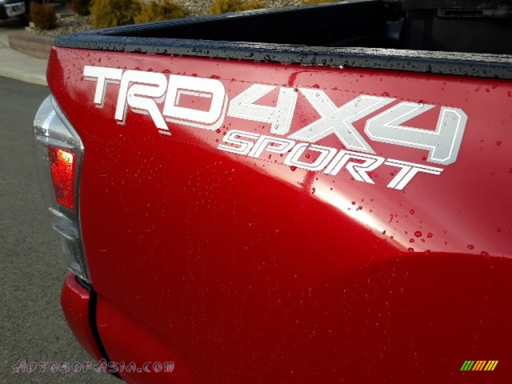 2020 Tacoma TRD Sport Double Cab 4x4 - Barcelona Red Metallic / TRD Cement/Black photo #38