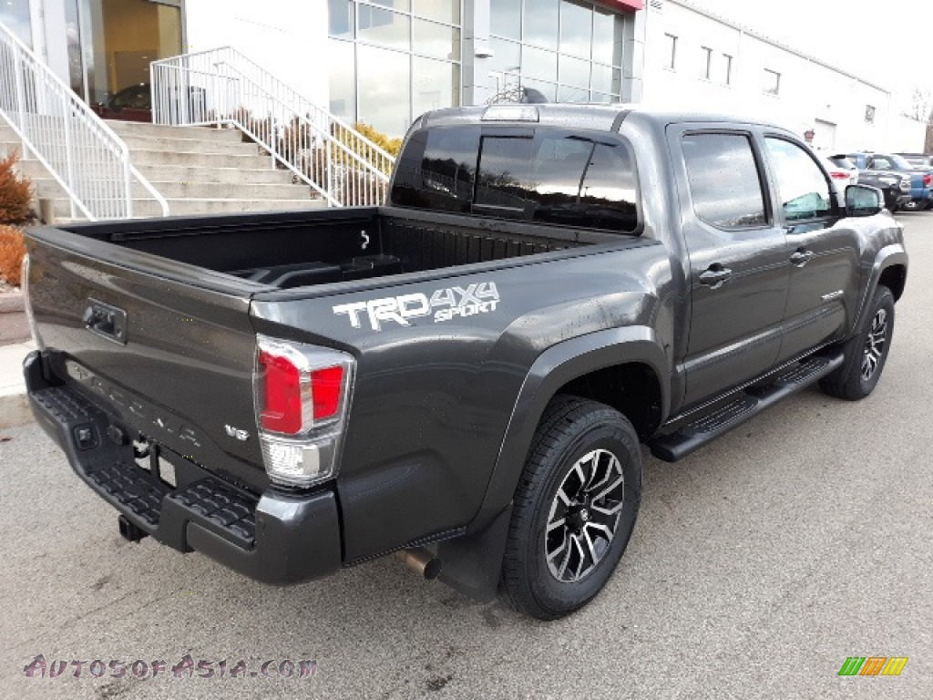2020 Tacoma TRD Sport Double Cab 4x4 - Magnetic Gray Metallic / TRD Cement/Black photo #33