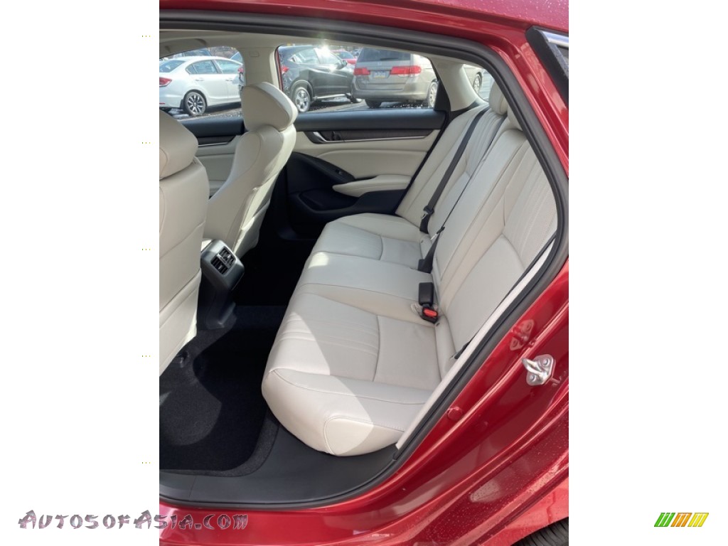 2020 Accord EX-L Sedan - Radiant Red Metallic / Ivory photo #19