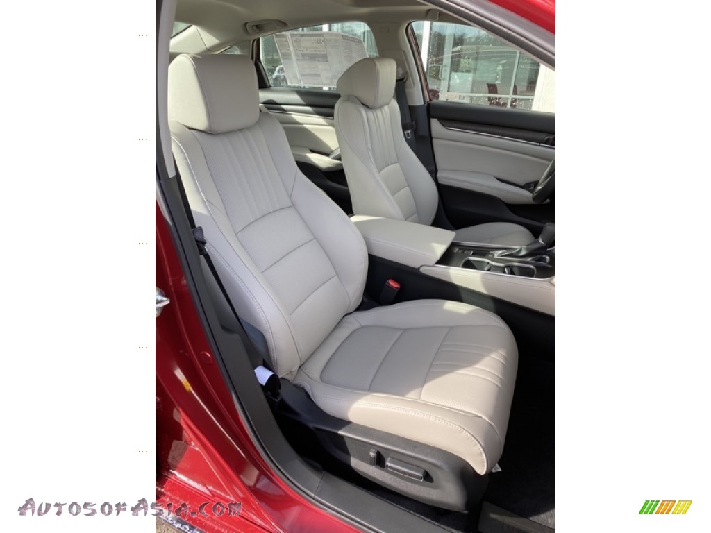 2020 Accord EX-L Sedan - Radiant Red Metallic / Ivory photo #23