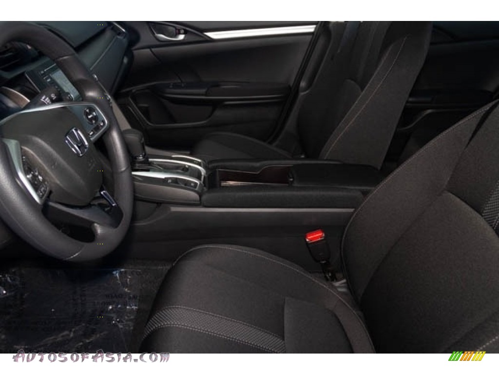 2020 Civic LX Sedan - Crystal Black Pearl / Black photo #16