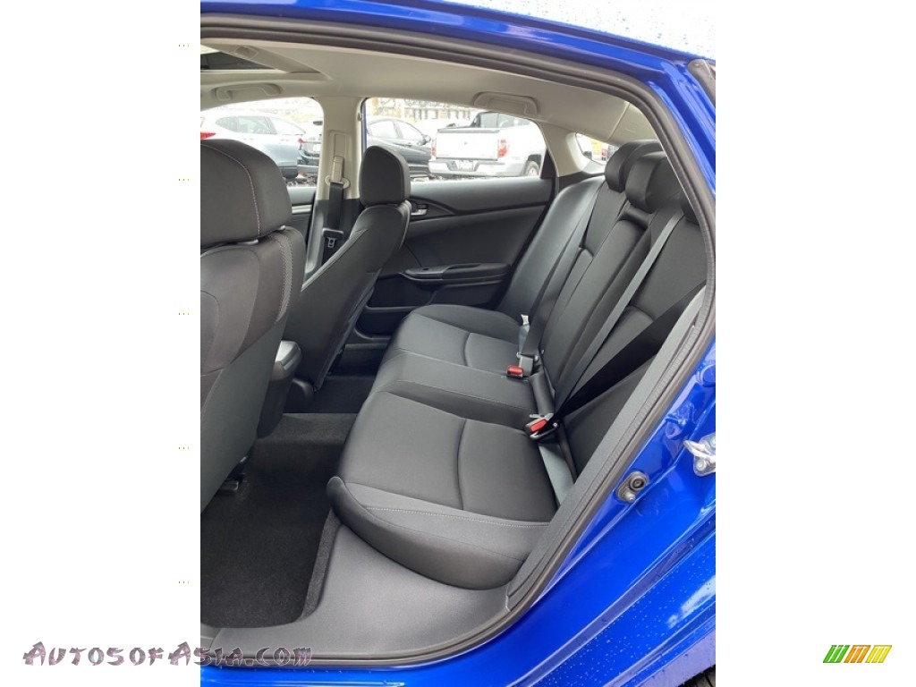 2020 Civic EX Sedan - Aegean Blue Metallic / Black photo #19