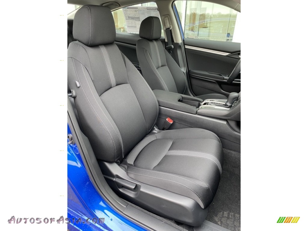 2020 Civic EX Sedan - Aegean Blue Metallic / Black photo #23