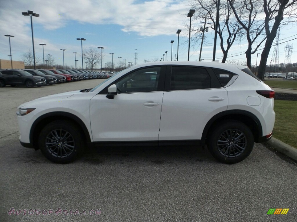 2020 CX-5 Touring AWD - Snowflake White Pearl / Black photo #4