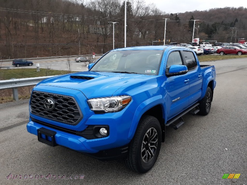 2020 Tacoma TRD Sport Double Cab 4x4 - Voodoo Blue / Cement photo #39