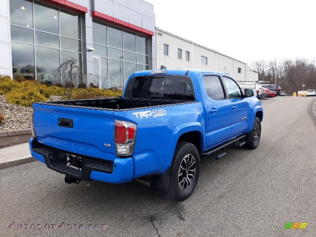 2020 Tacoma TRD Sport Double Cab 4x4 - Voodoo Blue / Cement photo #42