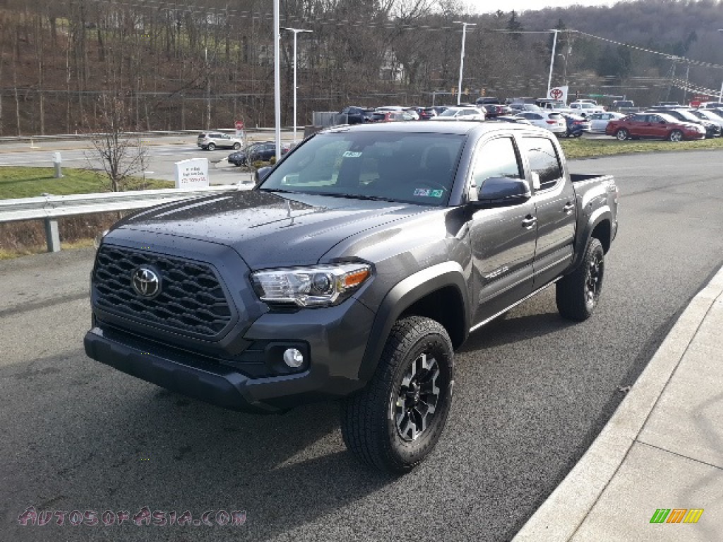 2020 Tacoma TRD Sport Double Cab 4x4 - Magnetic Gray Metallic / TRD Cement/Black photo #36