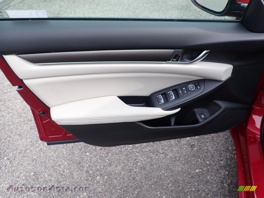 2020 Accord LX Sedan - Radiant Red Metallic / Ivory photo #11