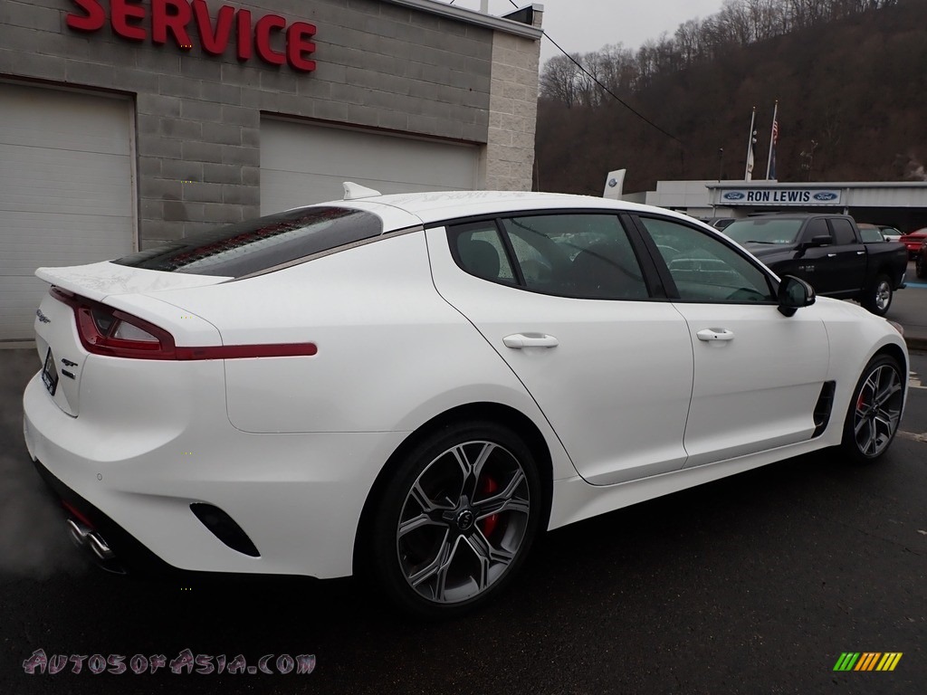 2020 Stinger GT AWD - Snow White Pearl / Red photo #2