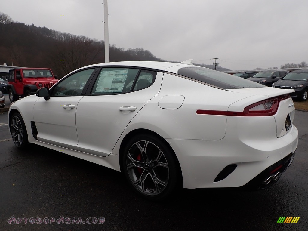 2020 Stinger GT AWD - Snow White Pearl / Red photo #5