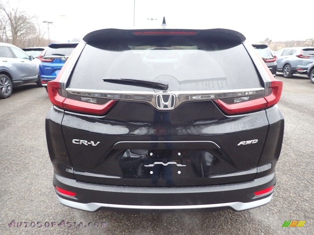 2020 CR-V EX AWD - Crystal Black Pearl / Black photo #3