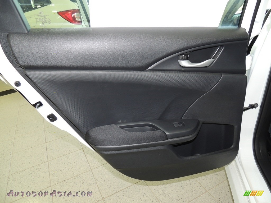 2020 Civic LX Sedan - Platinum White Pearl / Black photo #10