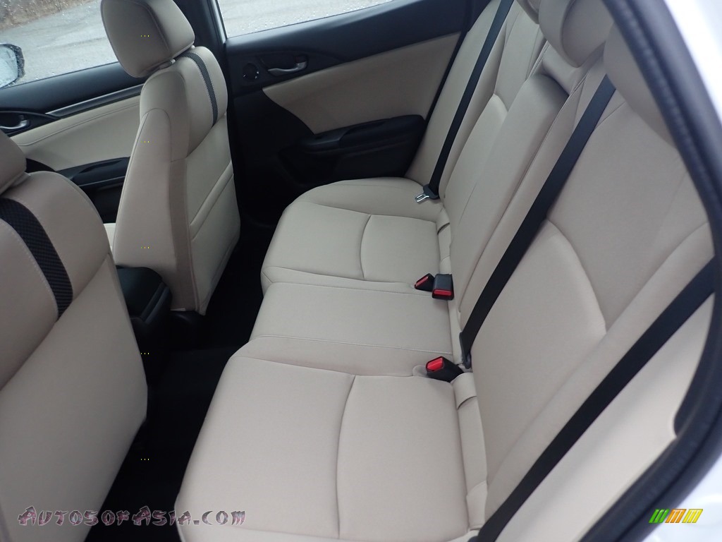 2020 Civic EX Hatchback - Platinum White Pearl / Ivory photo #9