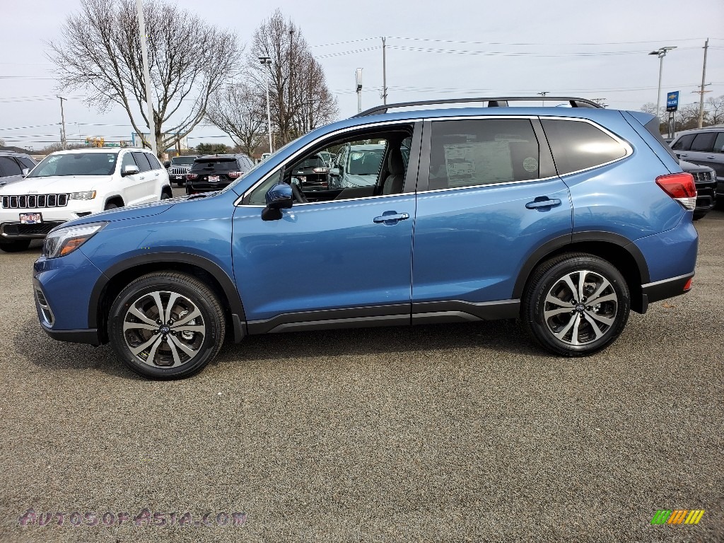 2020 Forester 2.5i Limited - Horizon Blue Pearl / Gray photo #3