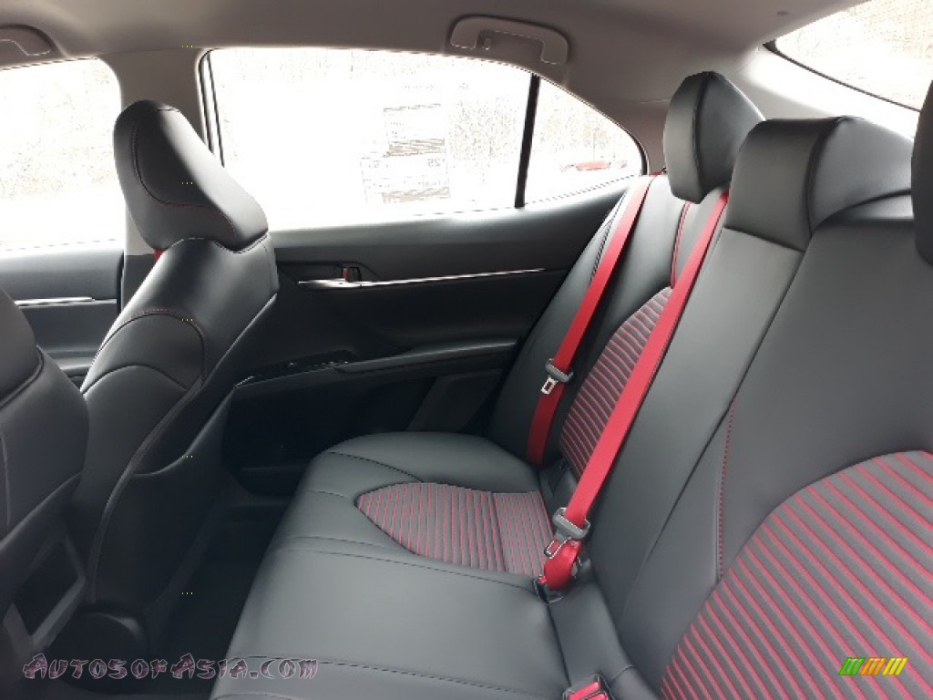 2020 Camry TRD - Wind Chill Pearl / Black/Red photo #33