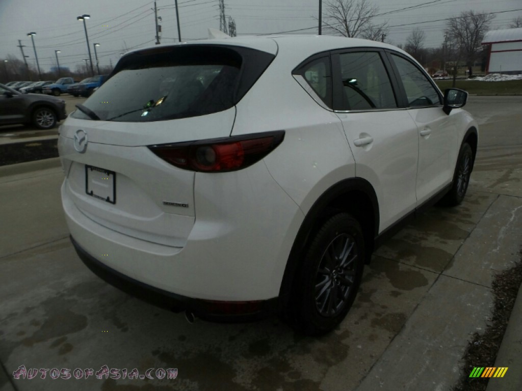 2020 CX-5 Sport AWD - Snowflake White Pearl / Black photo #7