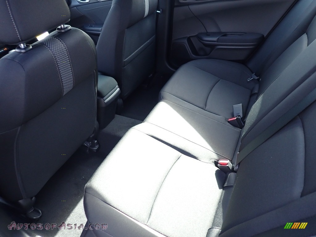 2020 Civic EX Hatchback - Platinum White Pearl / Black photo #9