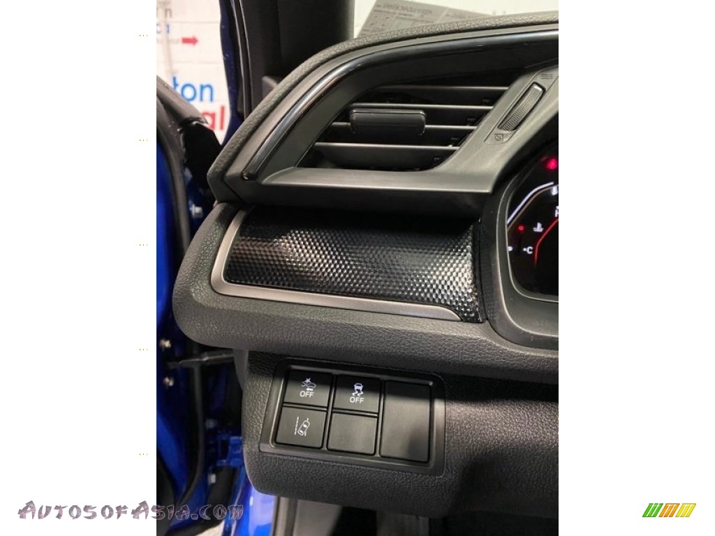 2020 Civic Sport Hatchback - Aegean Blue Metallic / Black photo #12