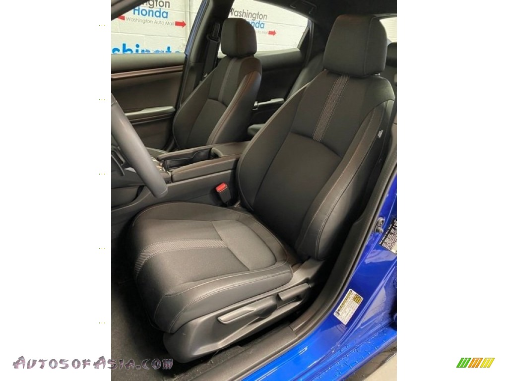 2020 Civic Sport Hatchback - Aegean Blue Metallic / Black photo #14