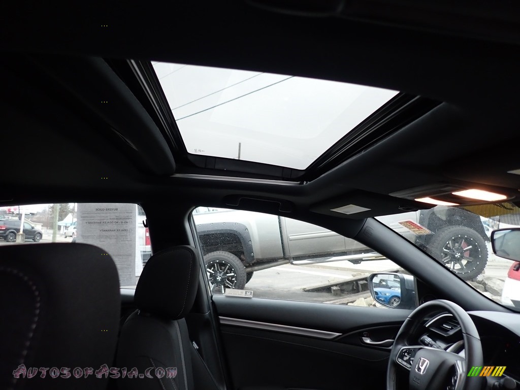 2020 Civic EX Hatchback - Polished Metal Metallic / Black photo #11