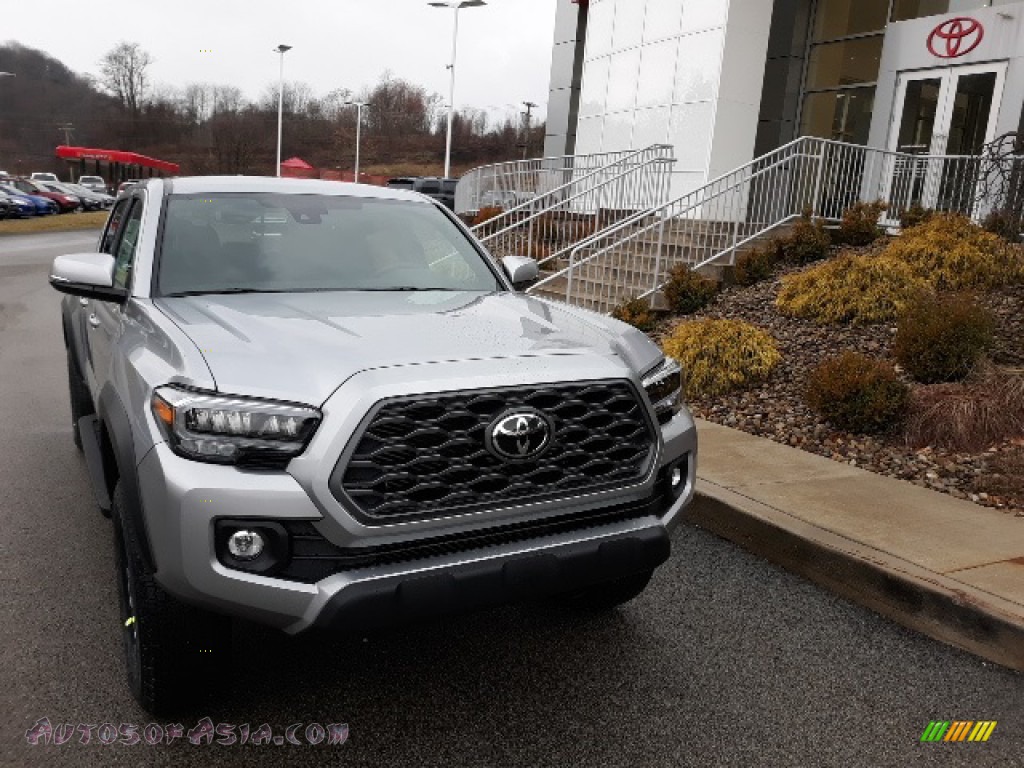 2020 Tacoma TRD Off Road Double Cab 4x4 - Silver Sky Metallic / TRD Cement/Black photo #48