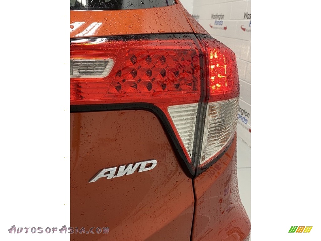 2020 HR-V EX AWD - Orangeburst Metallic / Black photo #23
