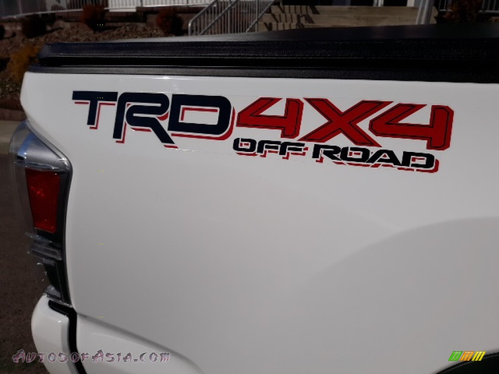 2020 Tacoma TRD Off Road Double Cab 4x4 - Super White / Black photo #53
