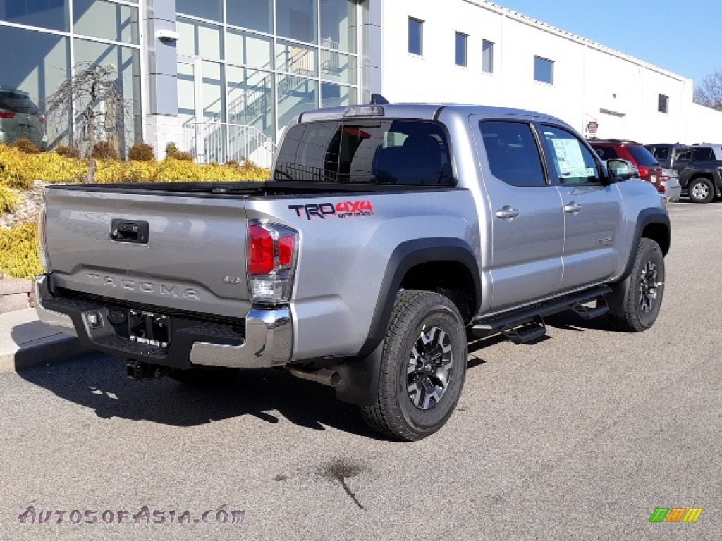 2020 Tacoma TRD Off Road Double Cab 4x4 - Silver Sky Metallic / TRD Cement/Black photo #36