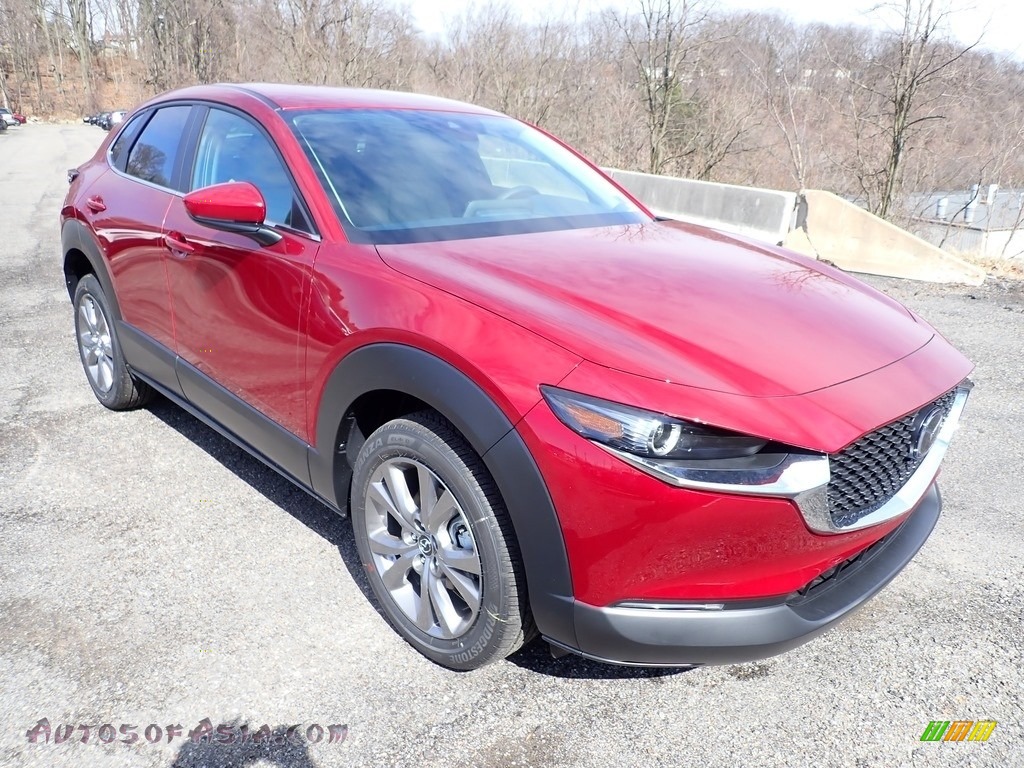 2020 CX-30 Select AWD - Soul Red Crystal Metallic / Greige photo #3