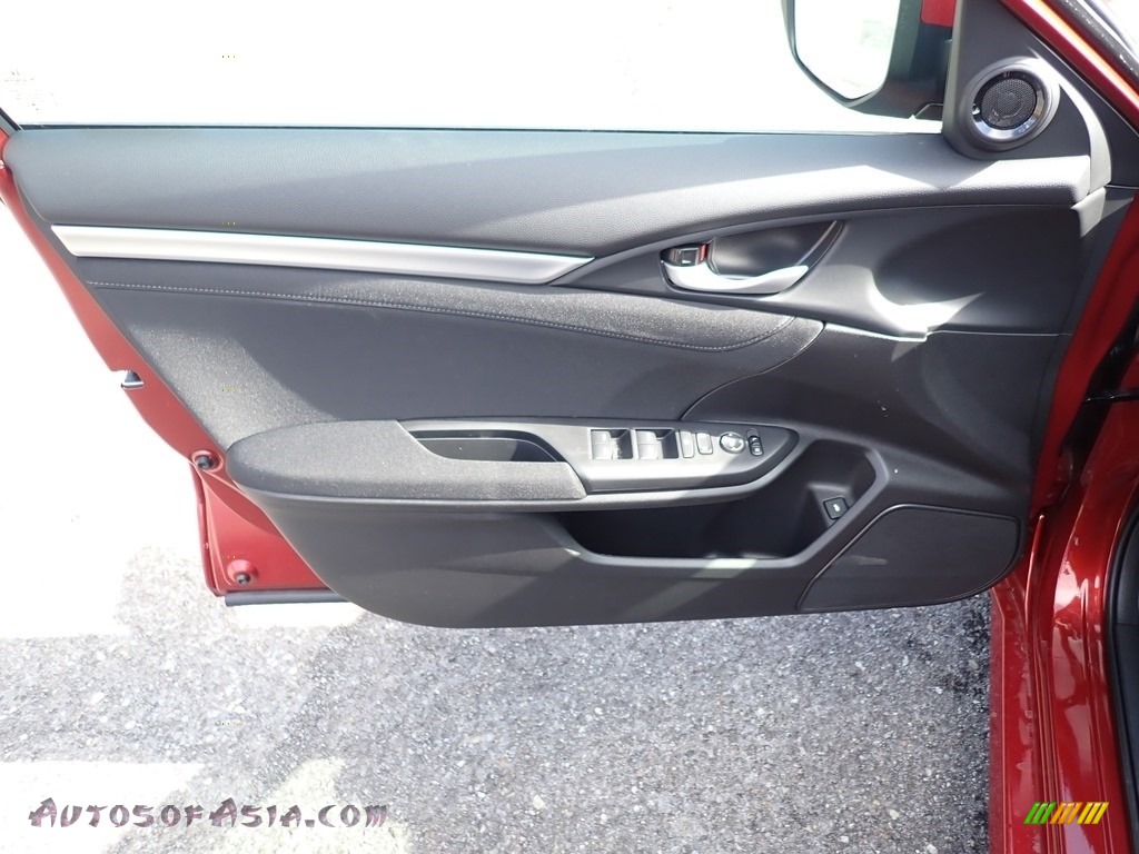 2020 Civic EX Sedan - Molten Lava Pearl / Black photo #11