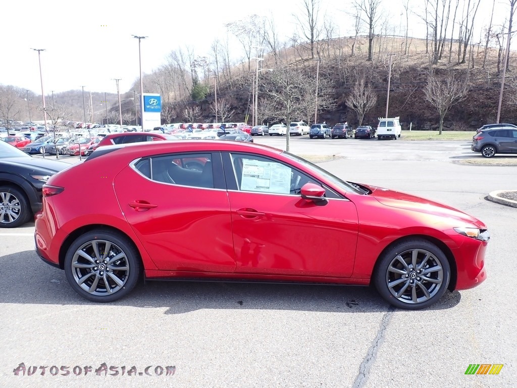 Soul Red Crystal Metallic / Black Mazda MAZDA3 Preferred Hatchback AWD