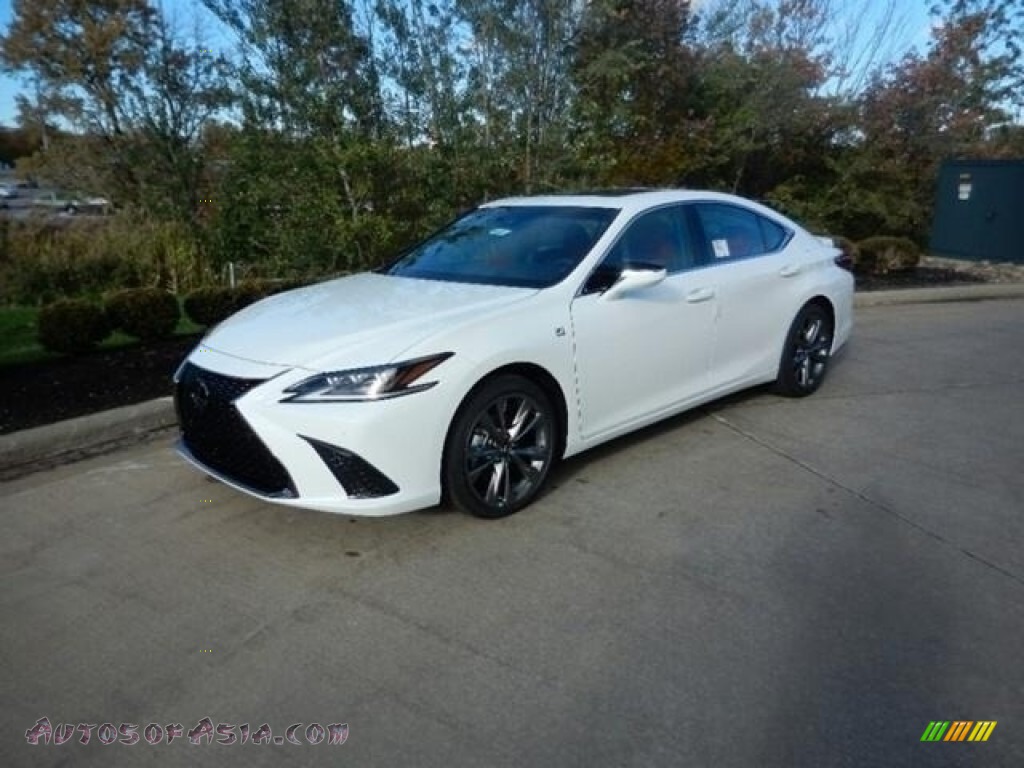 2020 ES 350 F Sport - Ultra White / Circuit Red photo #1