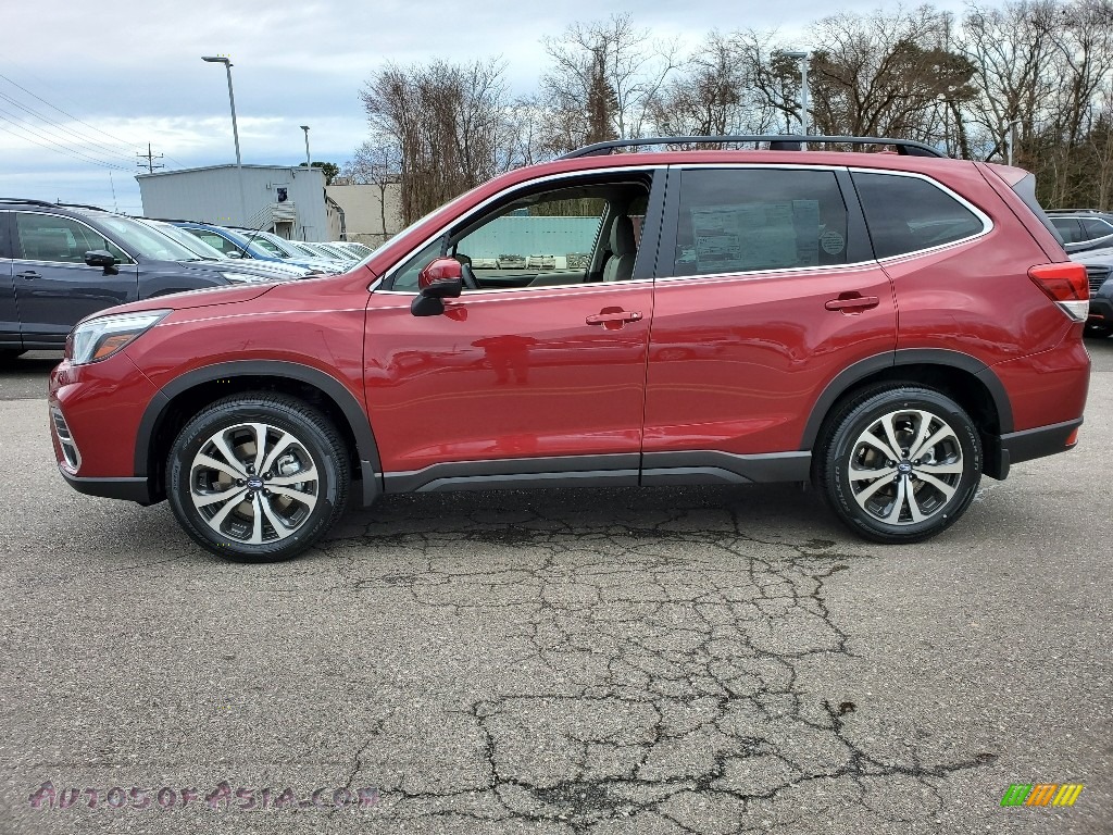 2020 Forester 2.5i Limited - Crimson Red Pearl / Gray photo #4