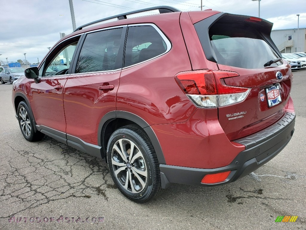 2020 Forester 2.5i Limited - Crimson Red Pearl / Gray photo #6