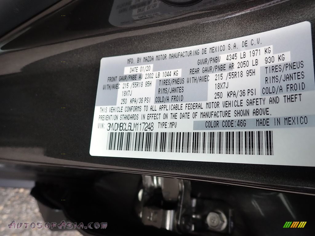 2020 CX-30 Select AWD - Machine Gray Metallic / Black photo #12
