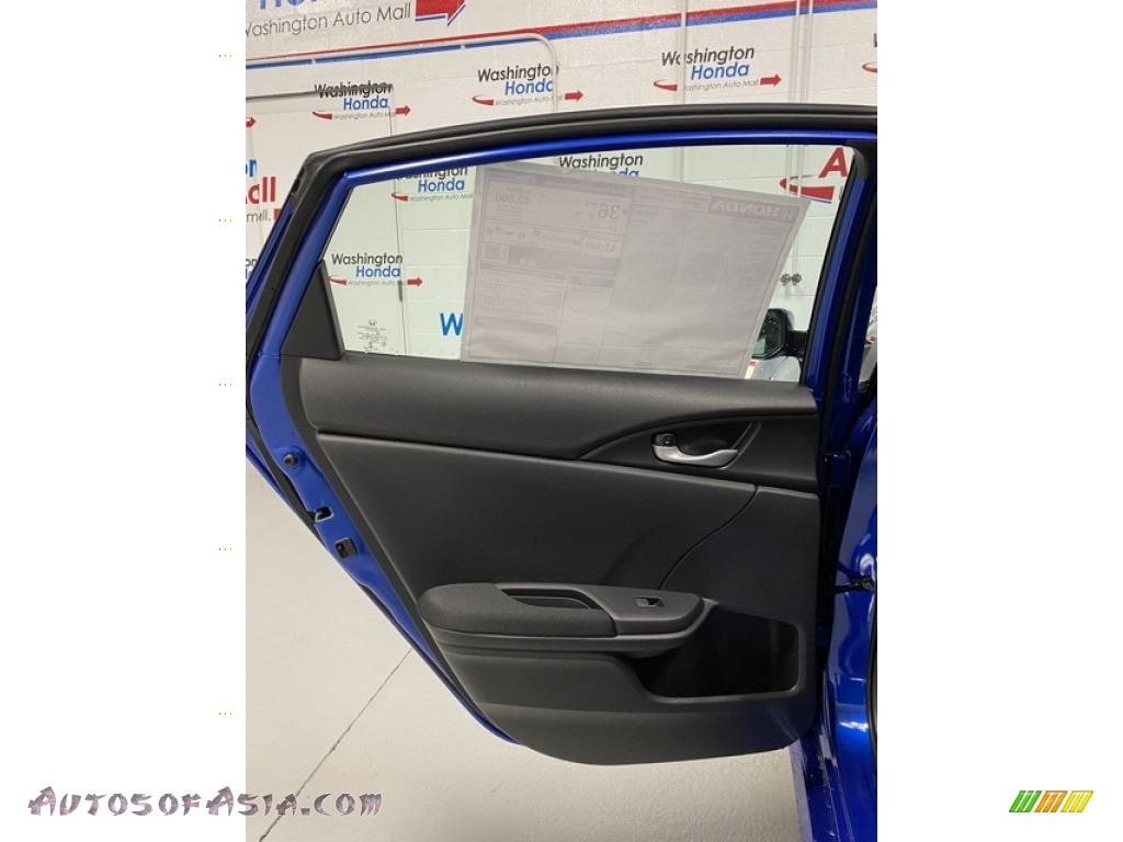 2020 Civic EX Sedan - Aegean Blue Metallic / Black photo #16