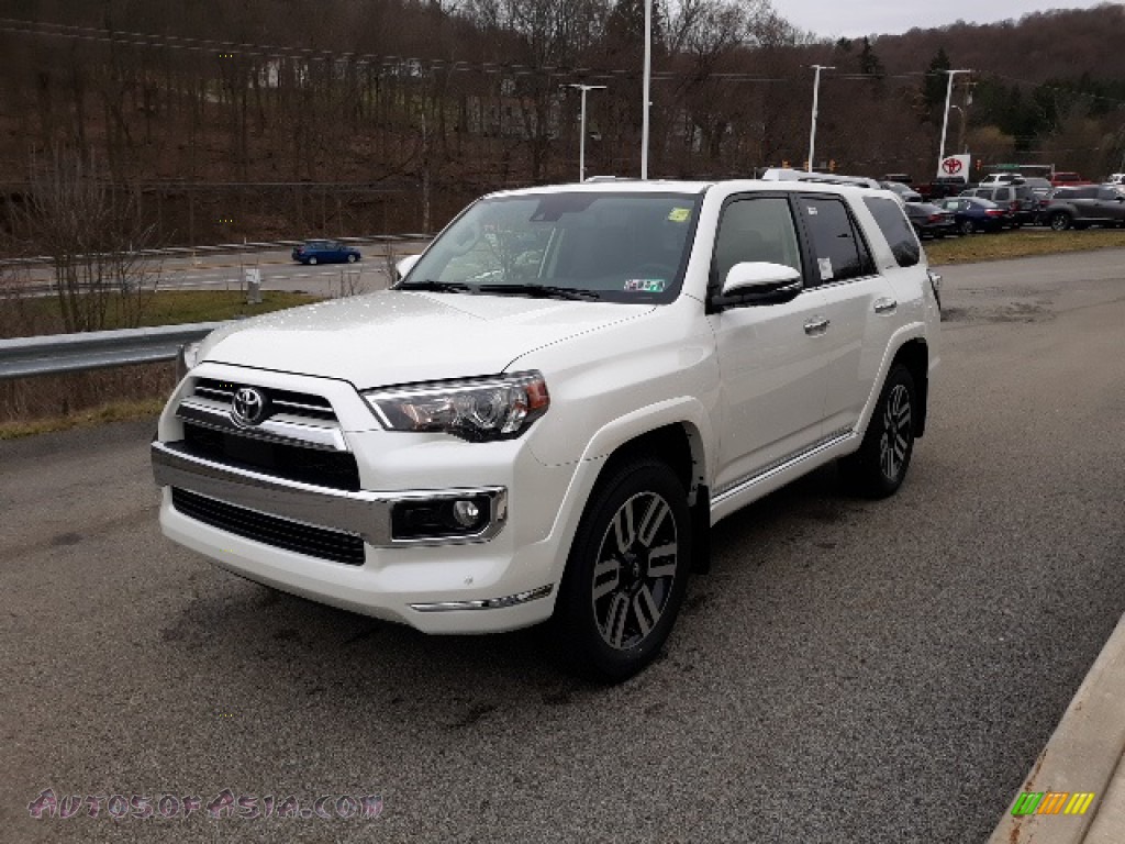 2020 4Runner Limited 4x4 - Blizzard White Pearl / Hickory photo #44