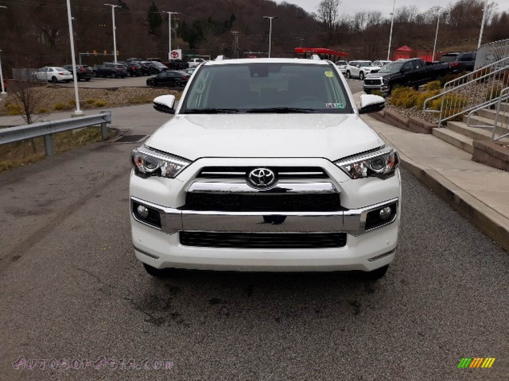 2020 4Runner Limited 4x4 - Blizzard White Pearl / Hickory photo #45