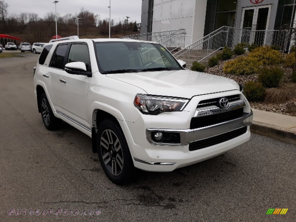 2020 4Runner Limited 4x4 - Blizzard White Pearl / Hickory photo #46