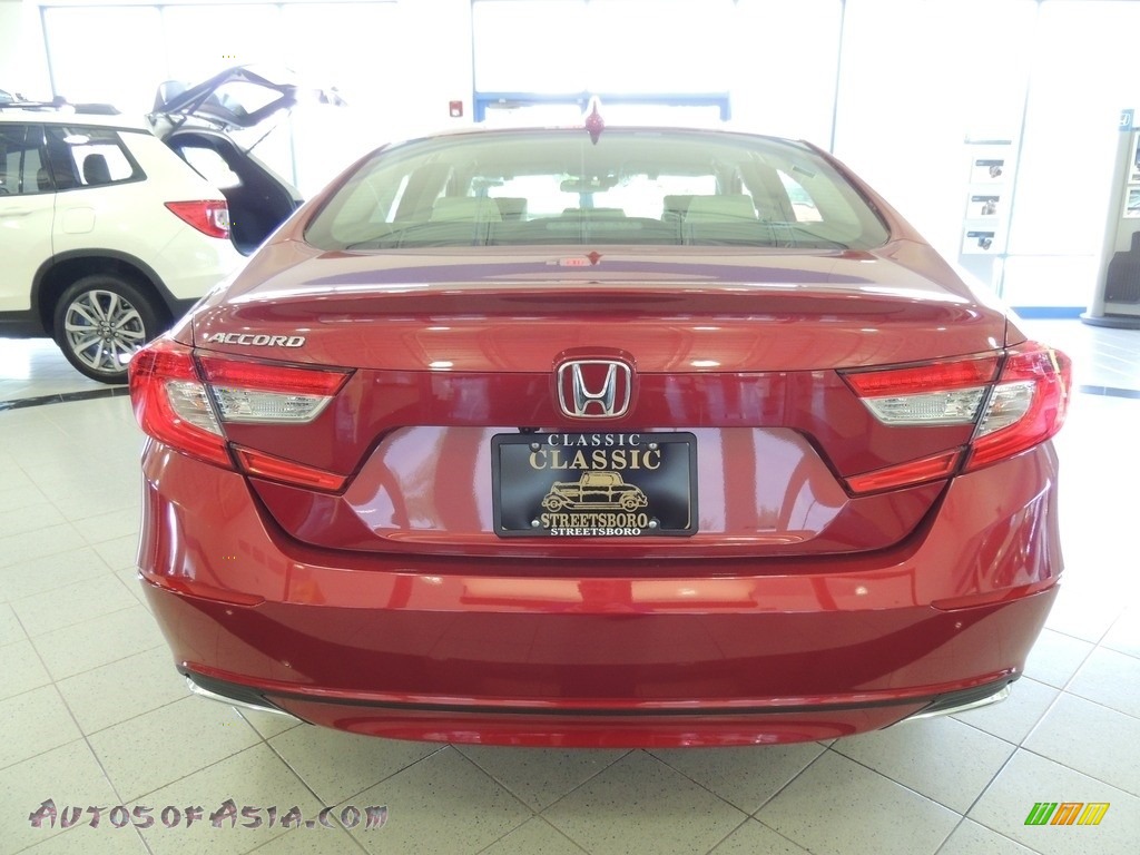 2020 Accord LX Sedan - Radiant Red Metallic / Ivory photo #6